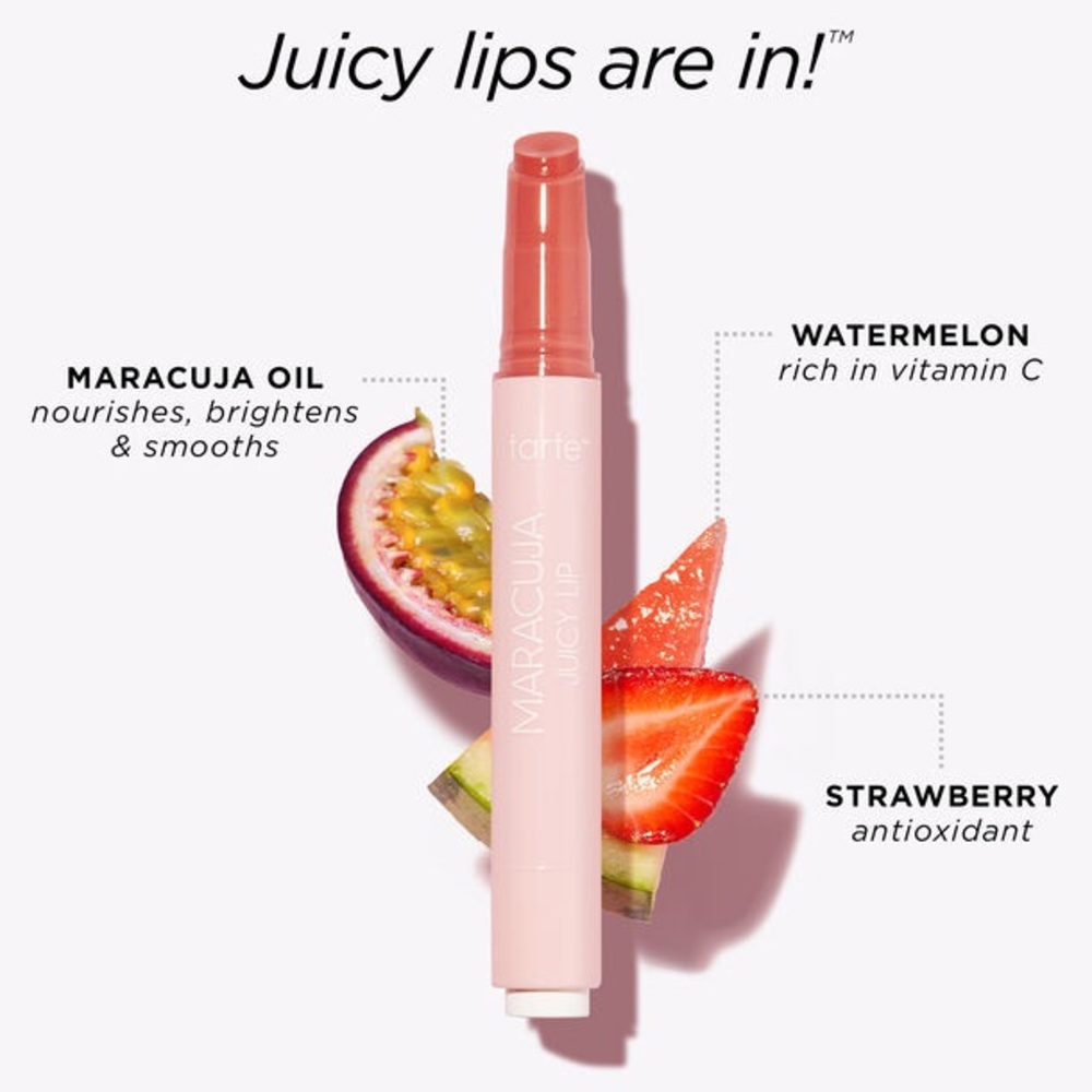 Tarte maracuja juicy lip plumping lip balm